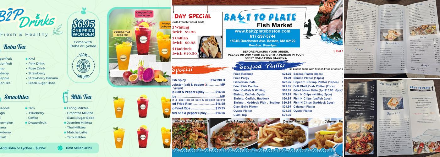 Bait To Plate Menu