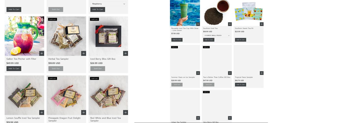 The Spice & Tea Exchange of Bellaire Menu