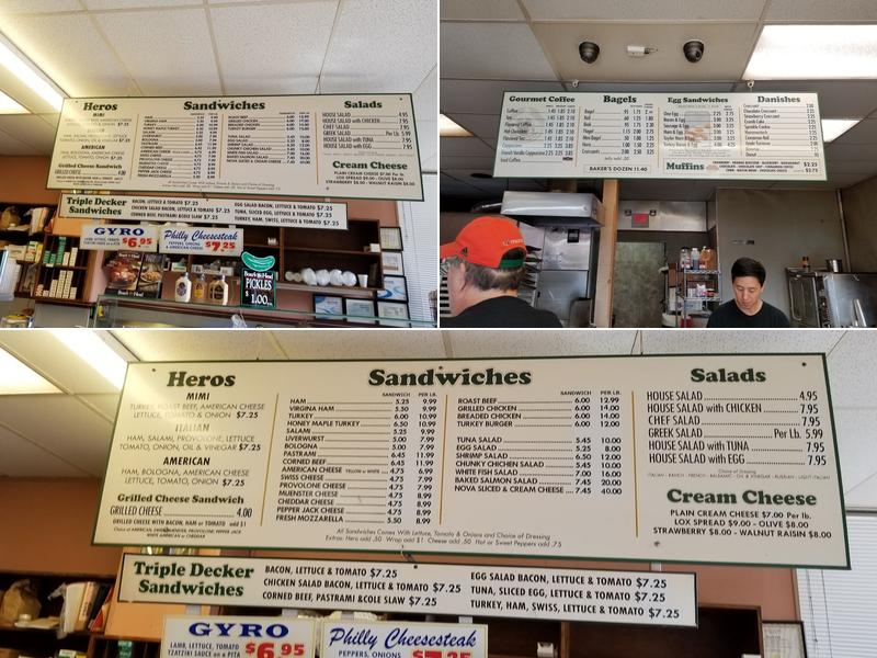 SpringTree Bagel Menu