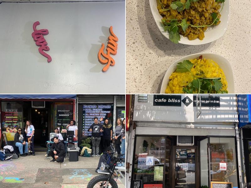 Cafe bliss and organic juice bar