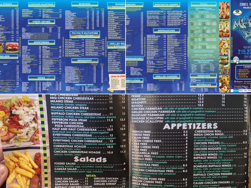 Mi Pal's Deli Menu