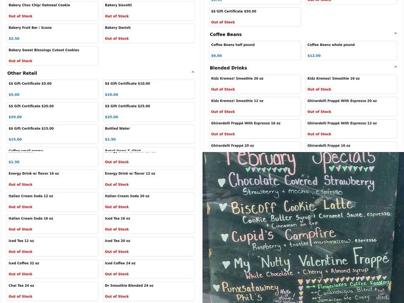 Coffee Cures Everything Menu