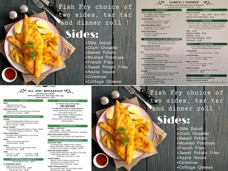 Cafe Jacob Menu