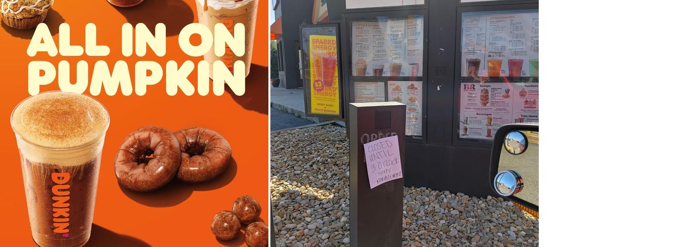 Dunkin' Menu