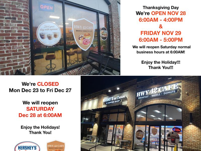 Hwy 42 cafe & Hershey’s Ice Cream