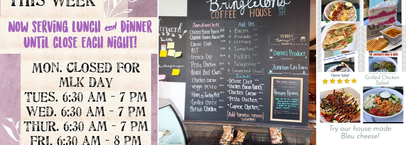 Bringleton's Coffee House Menu