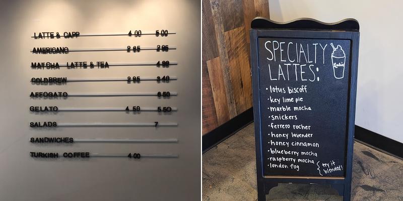 Lulu’s Coffee Menu