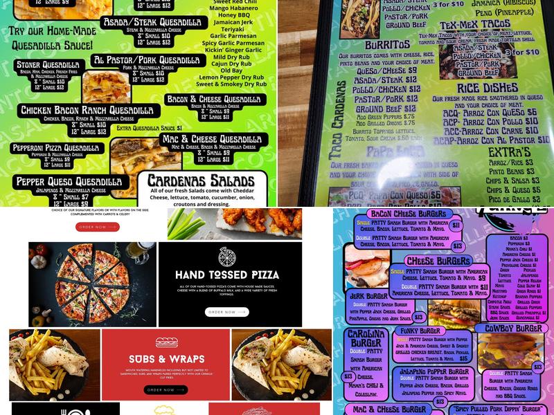 716 Wings and Pizza Menu