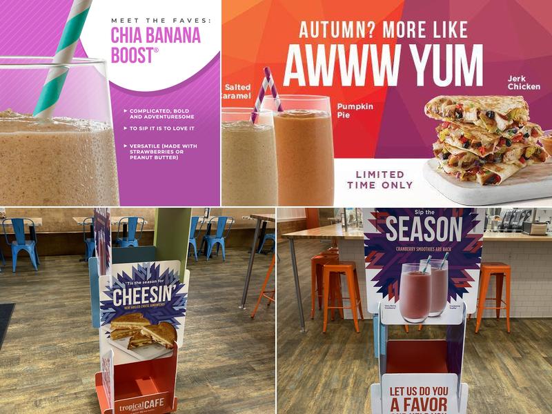 Tropical Smoothie Cafe Menu