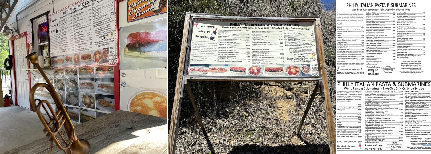 Philly Italian Pastas & Subs Menu