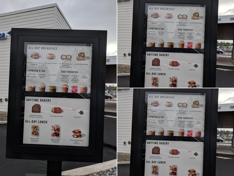 Starbucks Menu