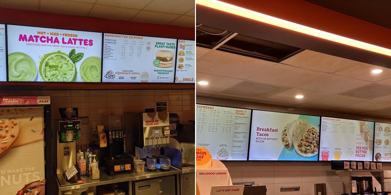 Dunkin' Menu