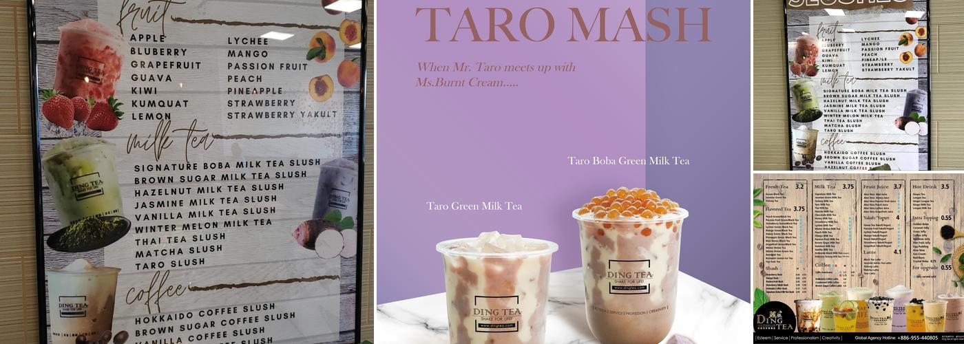 Ding Tea Menu