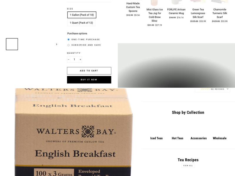 Walters Bay Menu