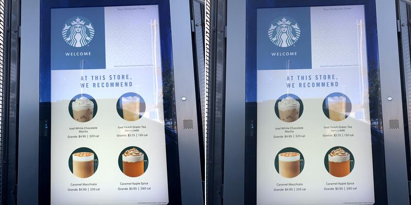 Starbucks Menu