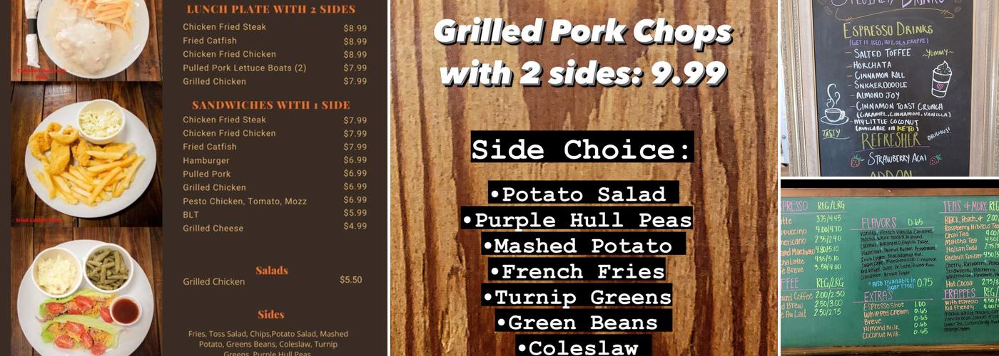 The Coffee Nook Menu