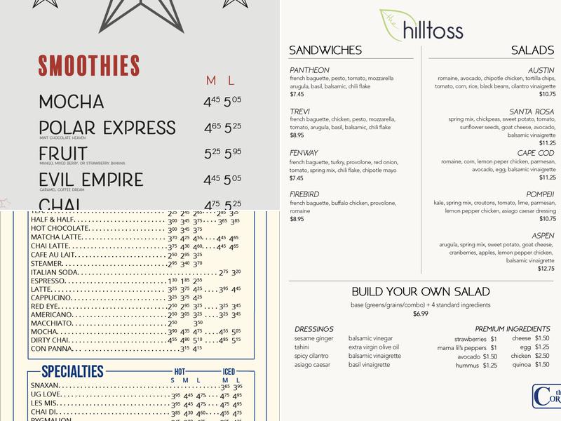 Midnight Mug Menu