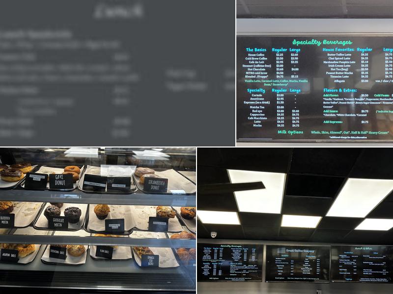 Grant Coffee Company Menu