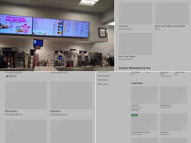 Dunkin' Menu