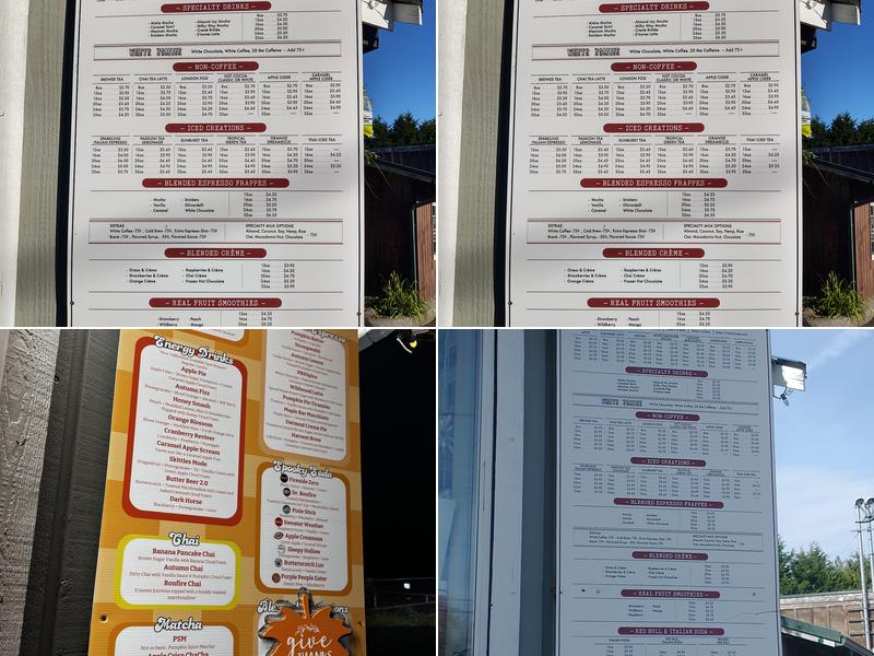 Grounds Coffee Co. Menu