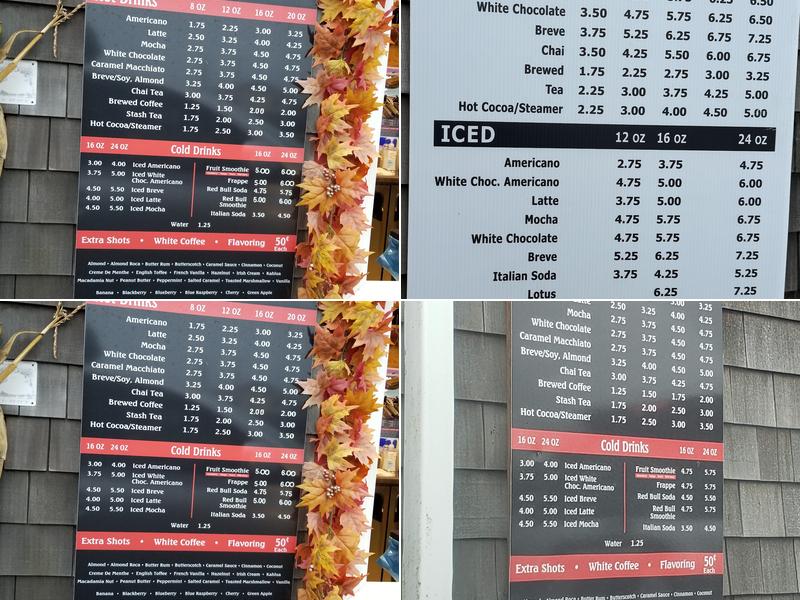 K&R Koffee Menu