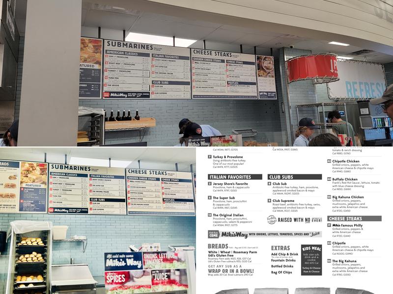 Jersey Mike's Subs Menu