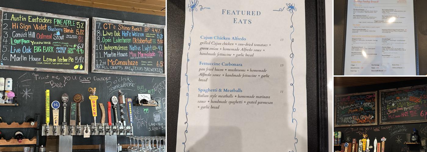 Stem & Stone - Kitchen and Bar Menu