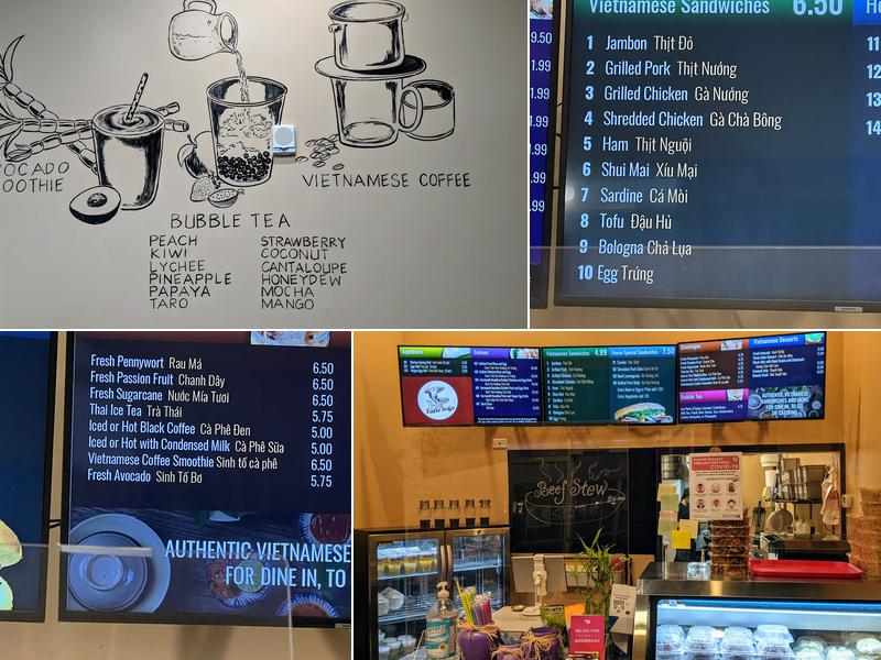 Taste Togo BanhMi Menu