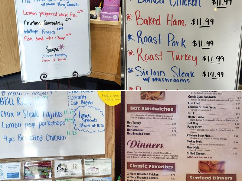 New London Family Diner Menu