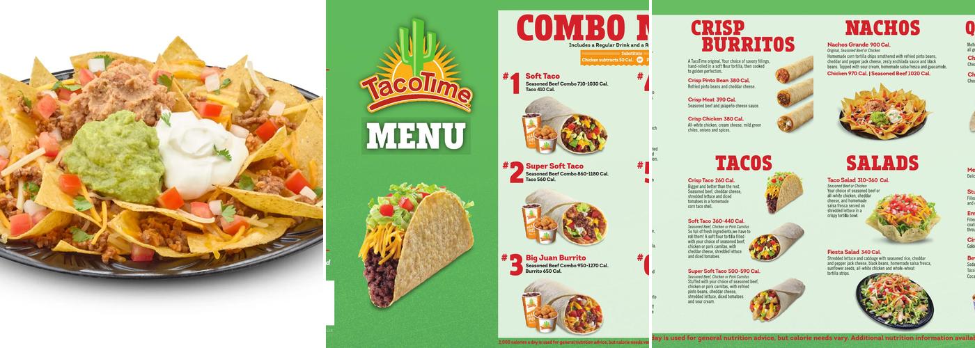 TacoTime Menu