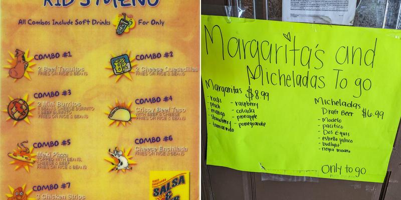 Salsa & Beer #4 Menu