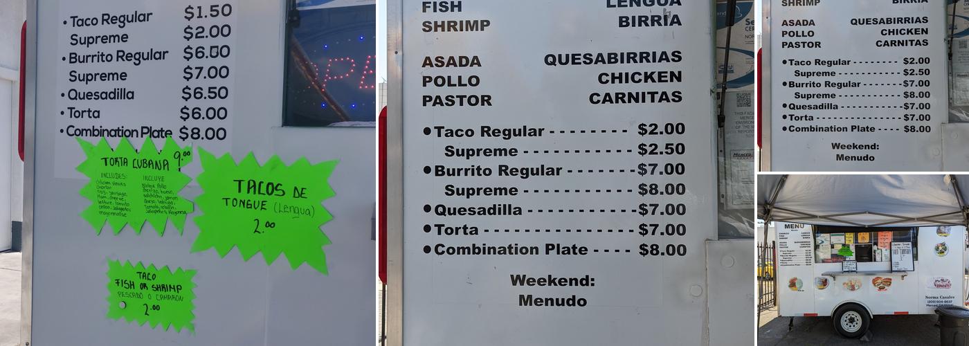 La Taquerita Menu