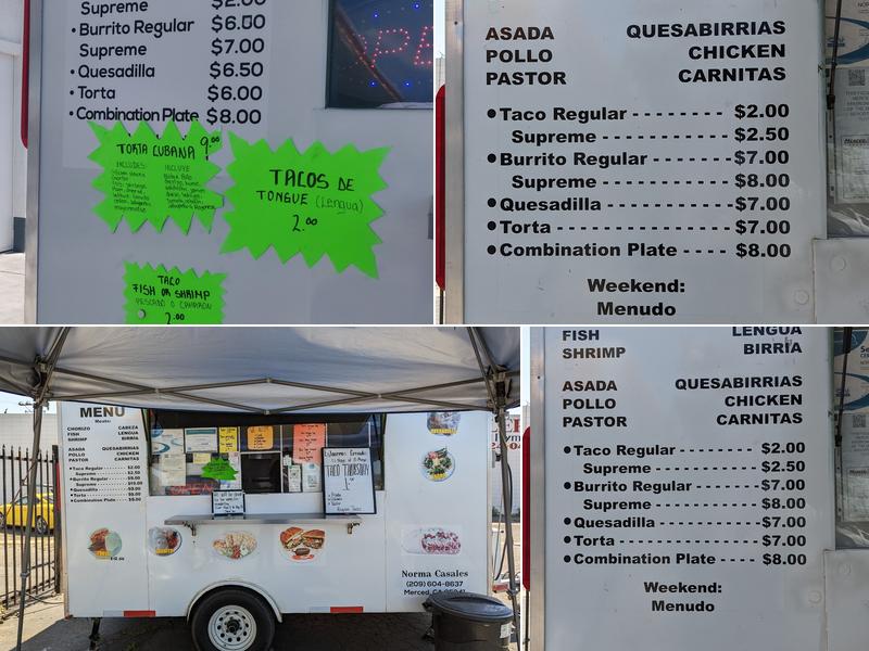 La Taquerita Menu