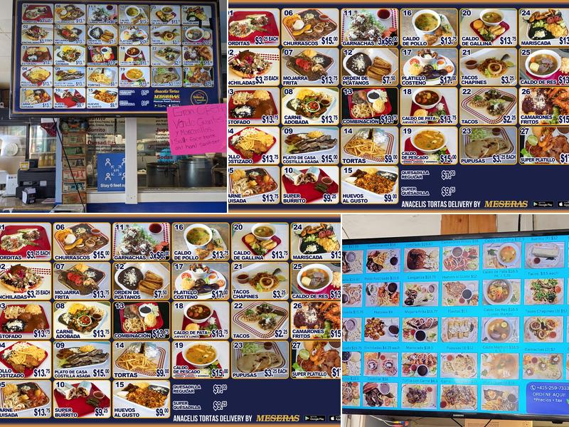 El Quetzal Deli Comida Guatemalteca Menu