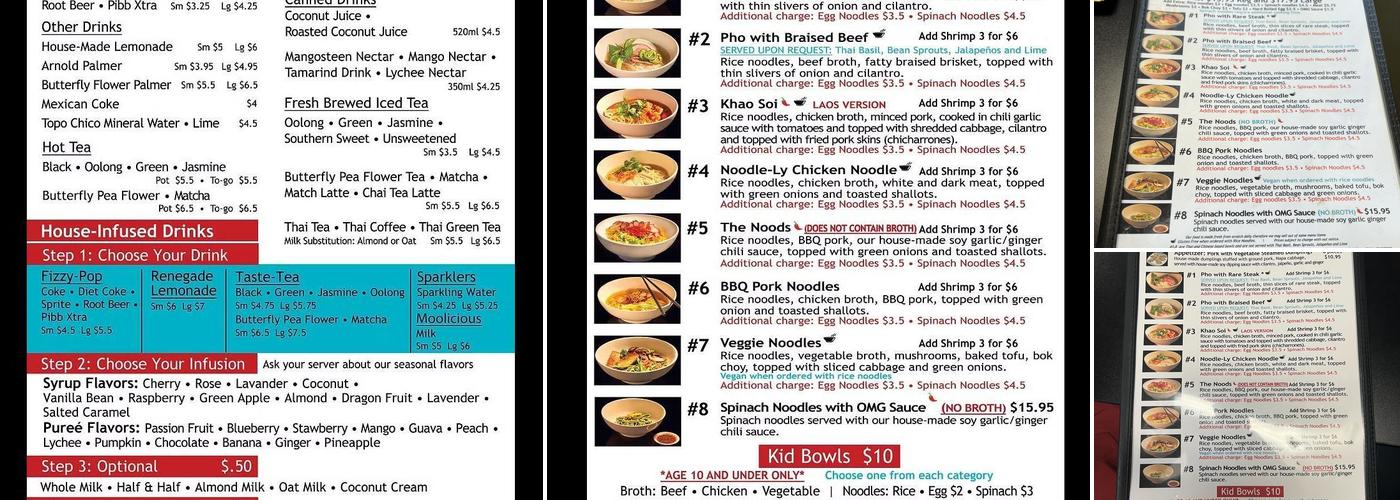 Noodle-Ly Menu