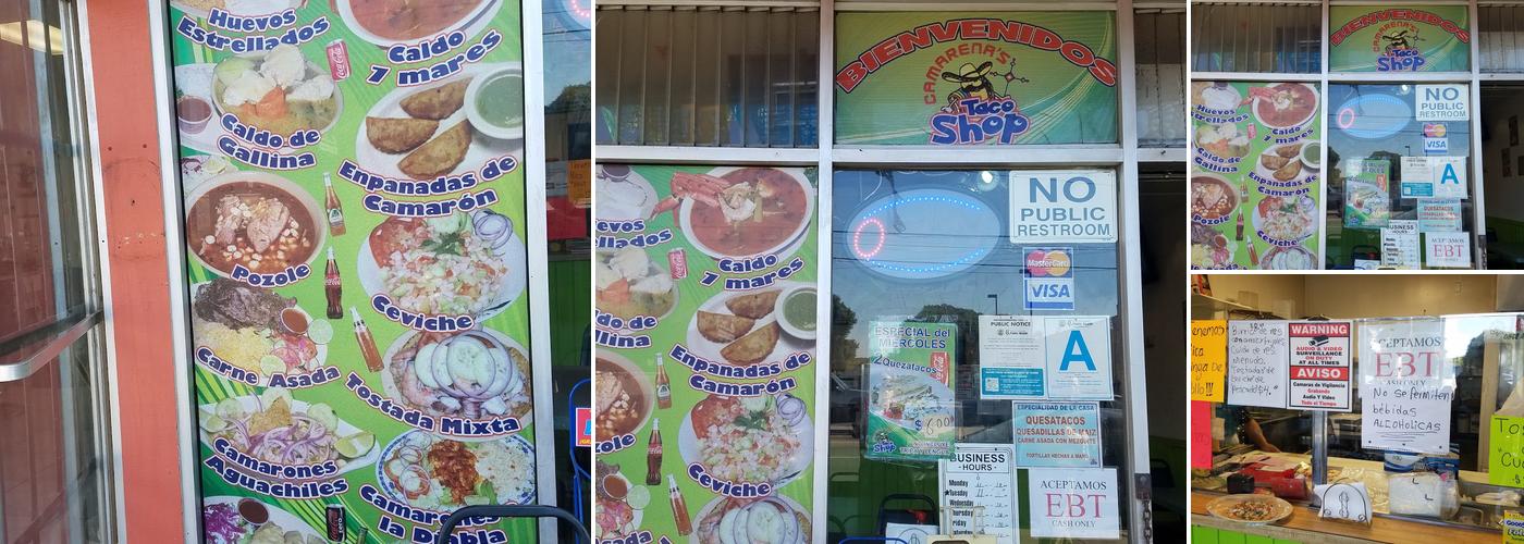 Camarena's Taco Shop Menu