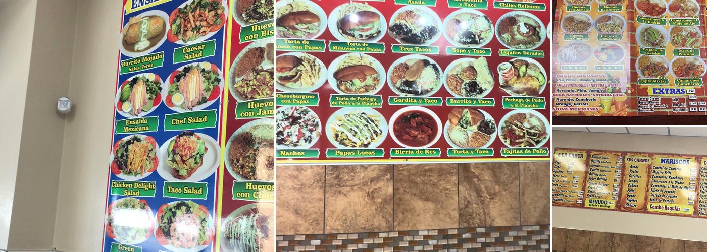 Tacos Don Chuy Menu