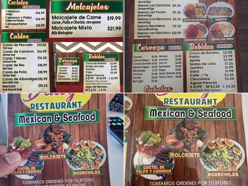 Daisy's Restaurant Menu