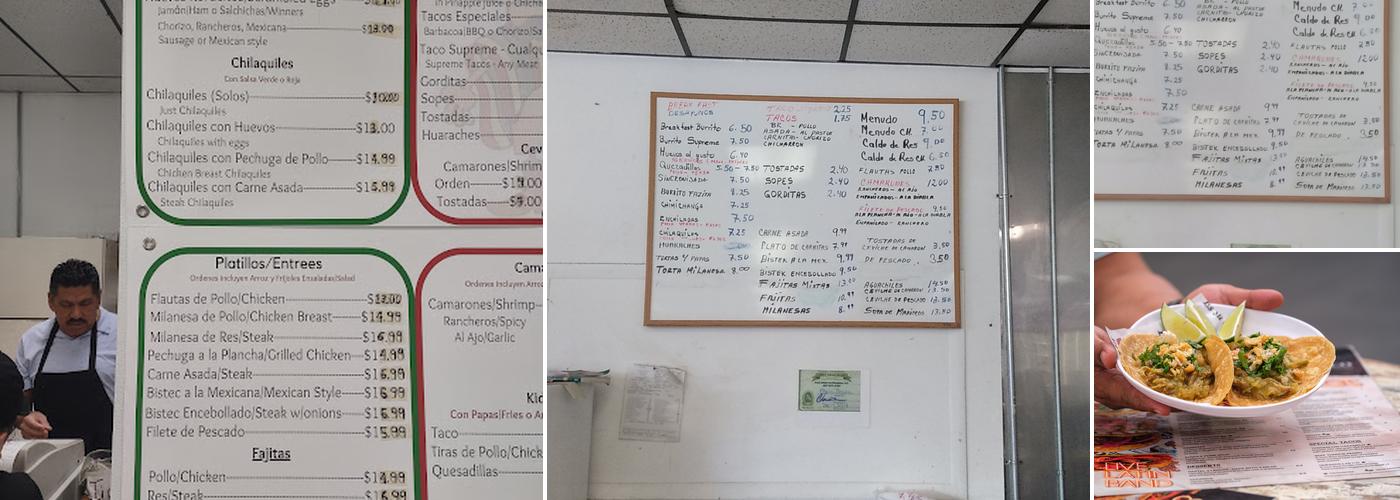 Lina's Kitchen(Inside Chevron) Menu