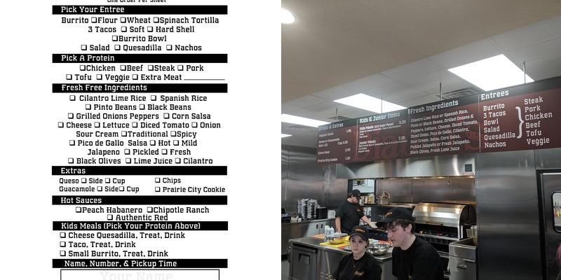 Diablo's Southwest Grill Menu