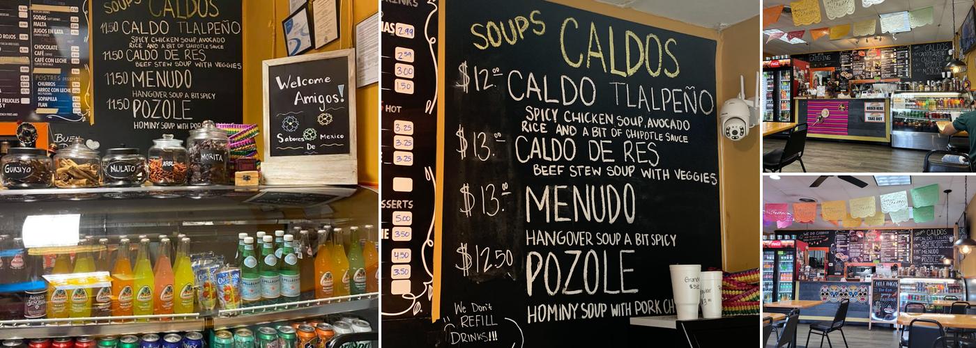 Sabores de Mexico Menu