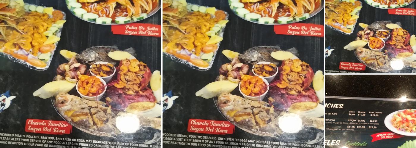 El Sazon Del Kora Menu