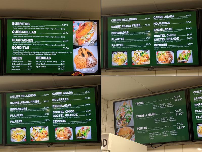 Tacos Silao Menu