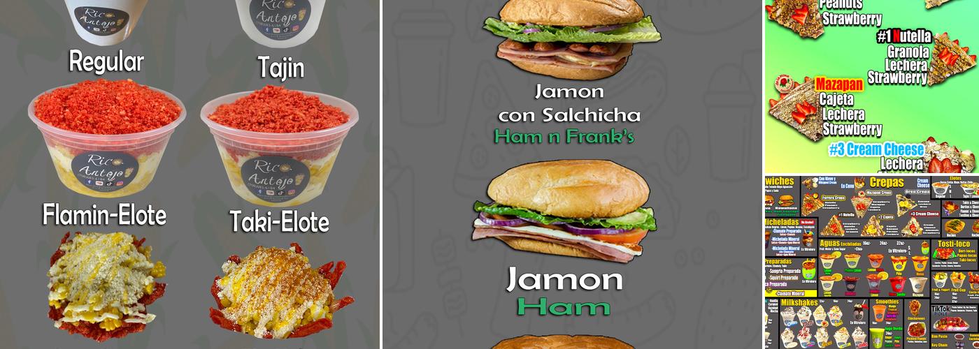 Rico Antojo Menu