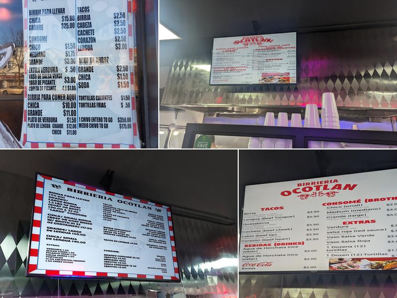 Birrieria Ocotlan Menu