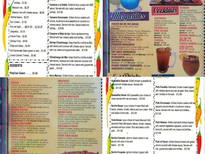 El Patrón Mexican Kitchen II Menu