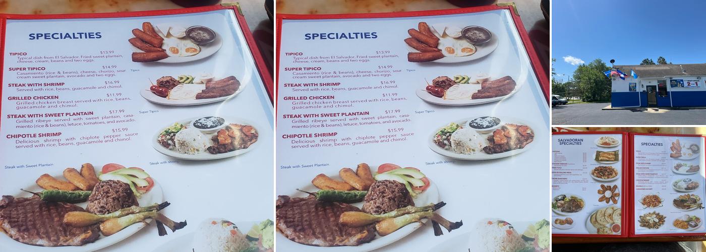 Sabor Latino restaurante y pupuseria Menu