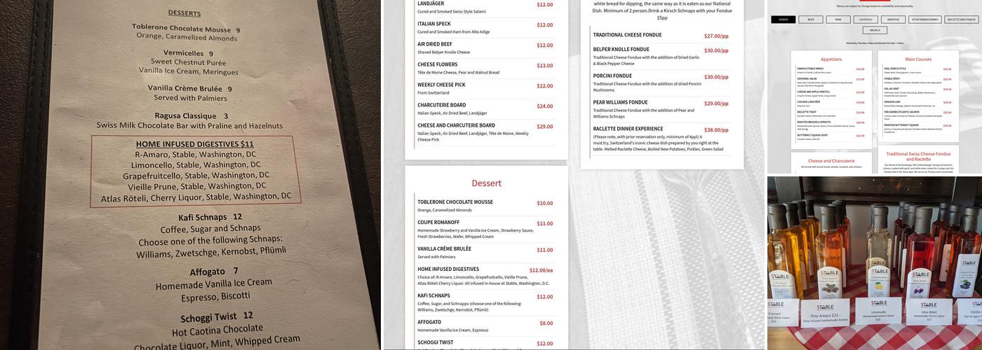 Stable DC Menu