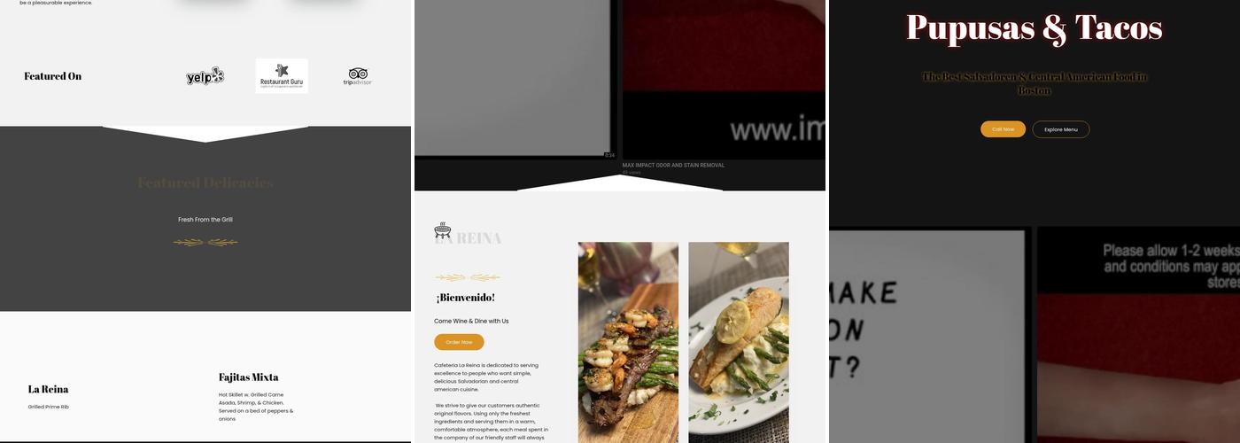 La Reina Cafeteria Menu