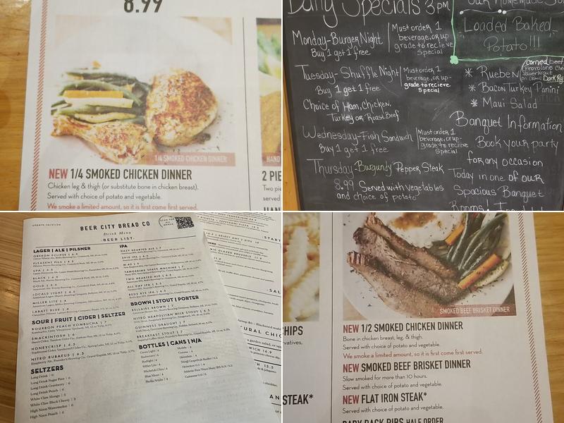 Beer City Bread CO. Menu